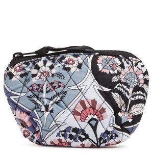 Vera Bradley Blooms Hair Accessories Kit w/ Cosmetic Pouch / Toiletry Bag Bundle